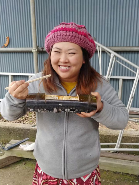 竹ごはんの試験作成の写真5