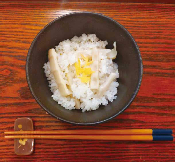紀州竹菜ご飯の画像